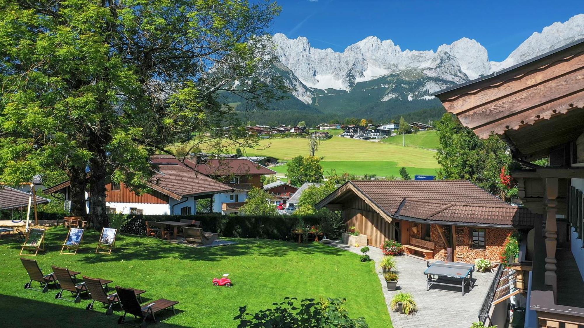 Gaestehaus Brantlhof Zimmer Und Ferienwohnungen In Going Am Wilden Kaiser Dış mekan fotoğraf